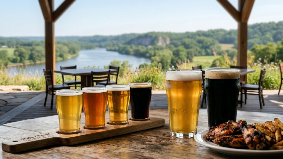 Craft Beer Selection at Bluffton Resort Bar and Grill Craft Beer Service featuring a selection of craft beers at Bluffton Resort Bar and Grill
