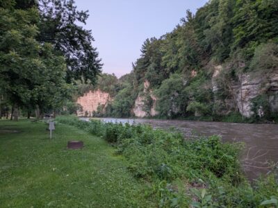 riverside campground rentals in bluffton iowa Campground along the river and wooded bluffs at Bluffton Resort & Bar